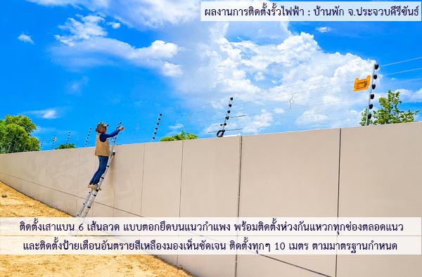 ผลงานติดตั้ง